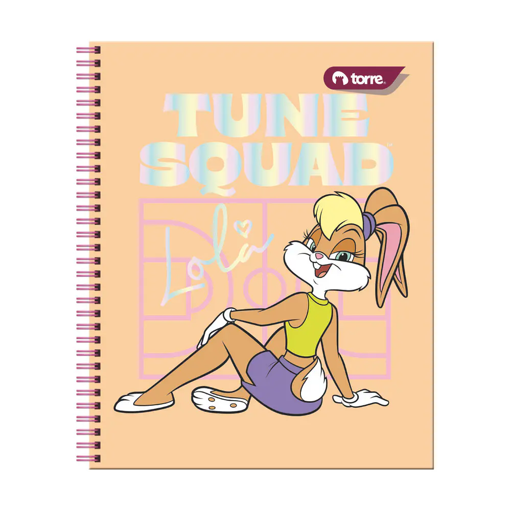 CUADERNO UNIVERSITARIO 100 HOJAS 7MM LOLA BUNNY 
