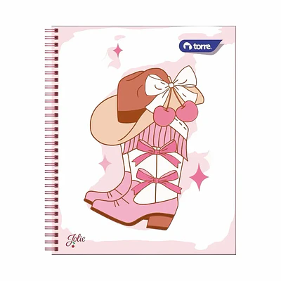 CUADERNO UNIVERSITARIO 100 HOJAS JOLIE