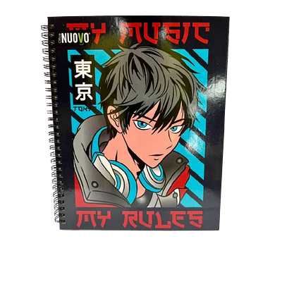 CUADERNO UNIVERSITARIO 7 MM 100 HJS ANIME 