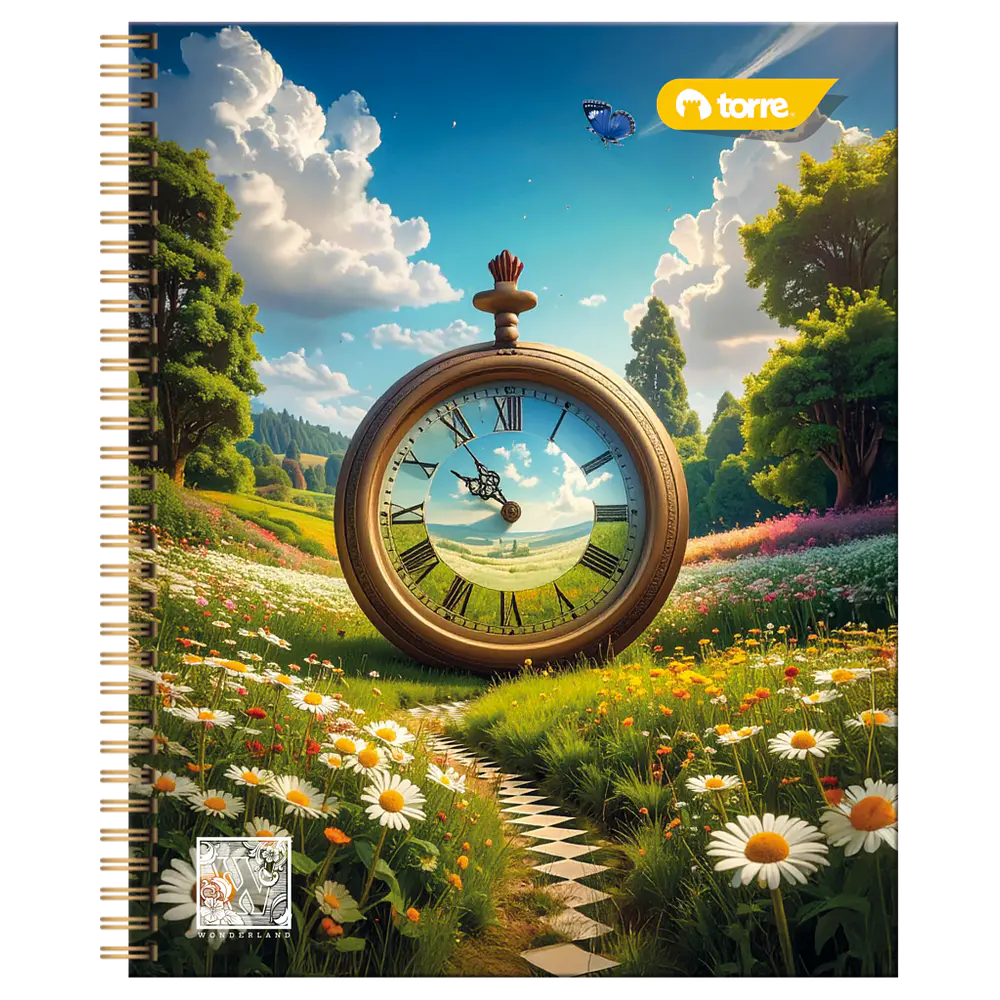 CUADERNO UNIVERSITARIO 100 HOJAS 7MM WONDERLAND