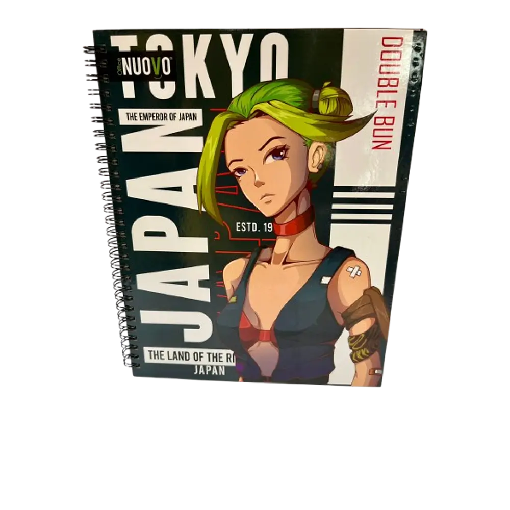 CUADERNO UNIVERSITARIO 7 MM 100 HJS ANIME 