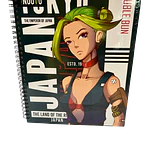 CUADERNO UNIVERSITARIO 7 MM 100 HJS ANIME 