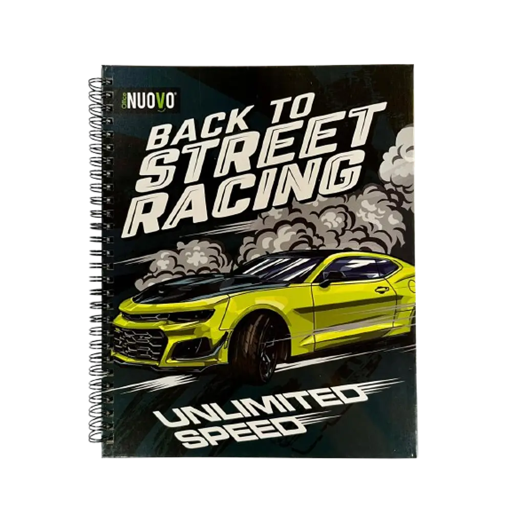 CUADERNO UNIVERSITARIO 7MM 100 HJS CARS