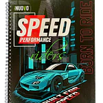 CUADERNO UNIVERSITARIO 7MM 100 HJS CARS