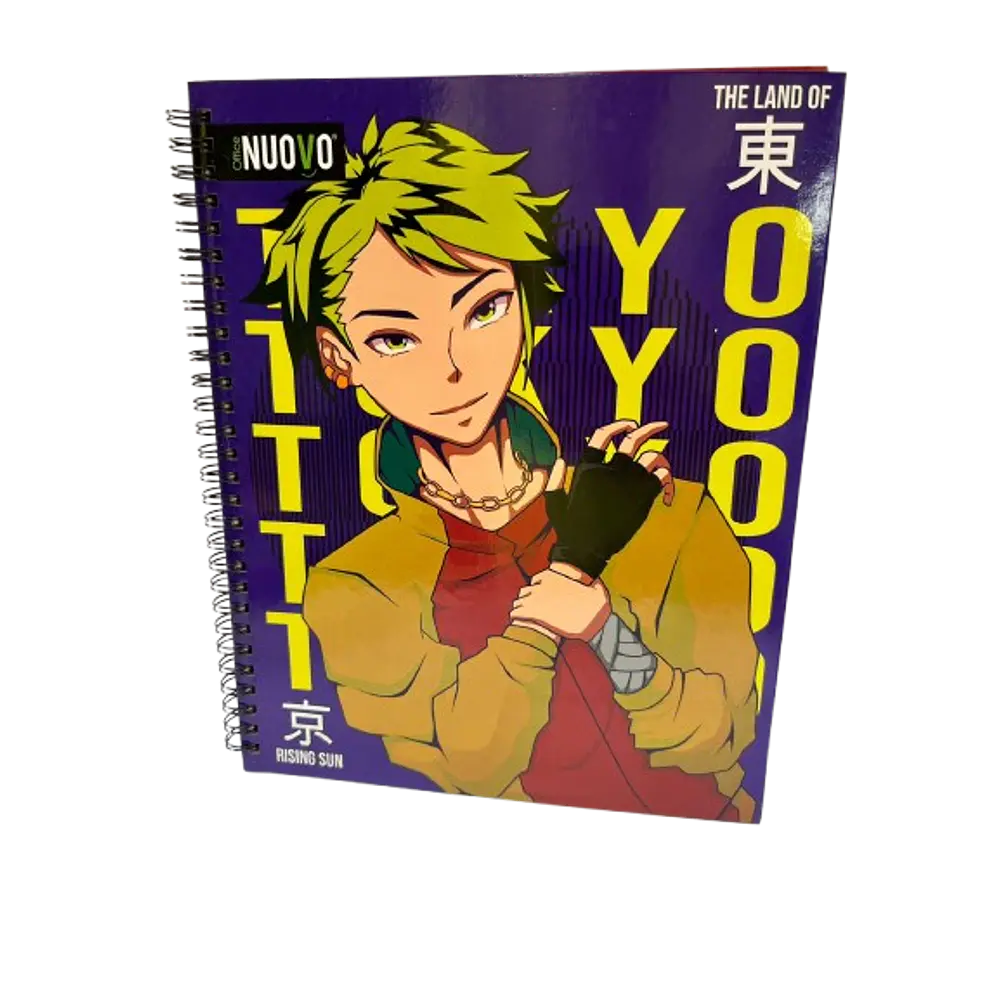 CUADERNO UNIVERSITARIO 7 MM 100 HJS ANIME 