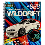 CUADERNO UNIVERSITARIO 7MM 100 HJS CARS