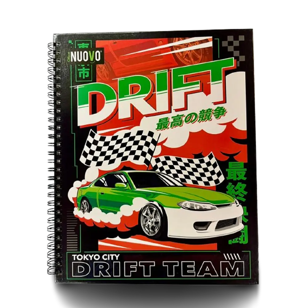 CUADERNO UNIVERSITARIO 7MM 100 HJS CARS