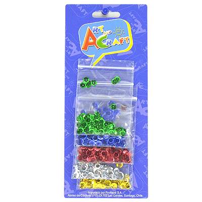 LENTEJUELAS COLORES BASICOS 1 BOLSITA