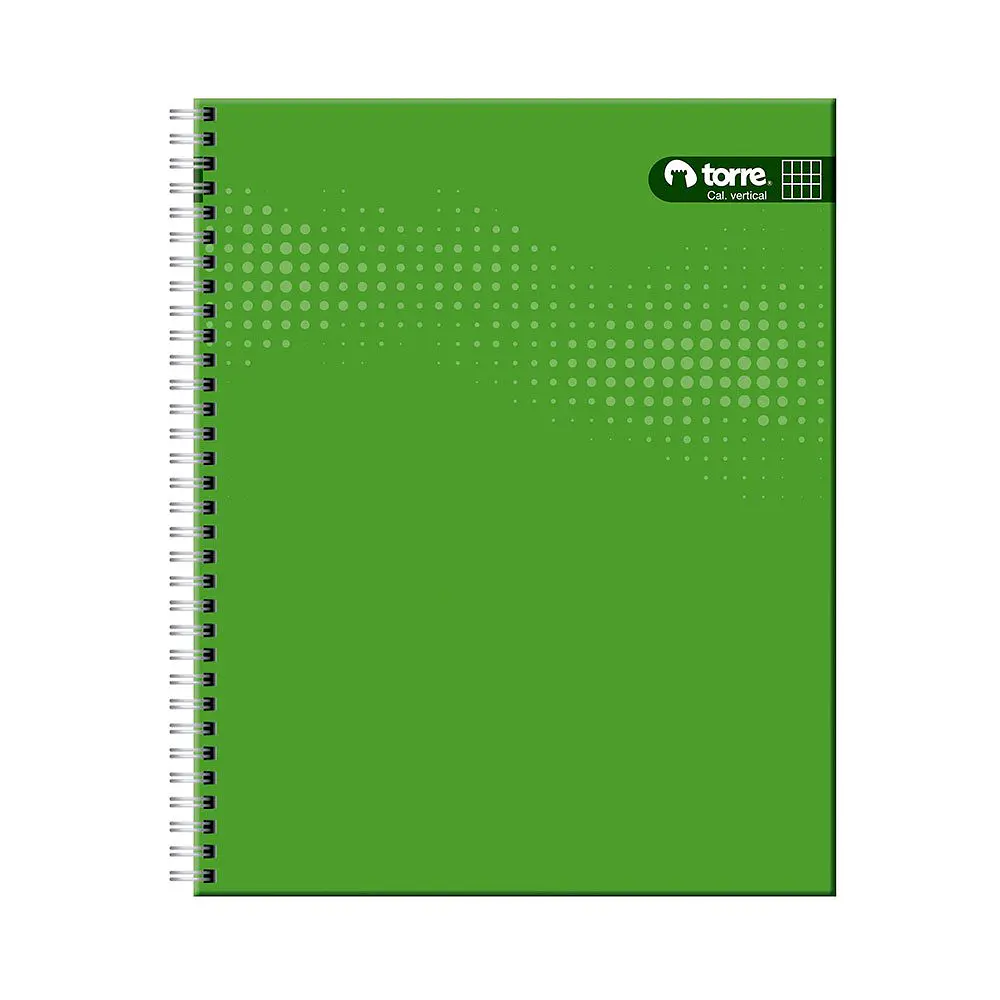 CUADERNO UNIVERSITARIO 100 HOJAS CALIGRAFÍA VERTICAL LISO
