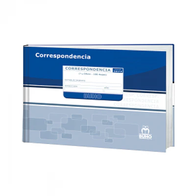LIBRETA DE CORRESPONDENCIA 1/2 OFIC 100HJS