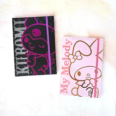 LIBRETA KUROMI & MY MELODY 21X15CMS