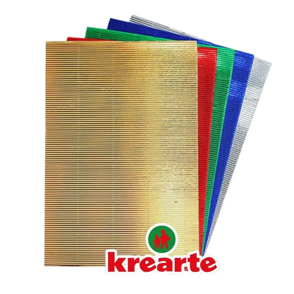CARTÓN MICROCORRUGADO METÁLICO - DIFERENTES COLORES