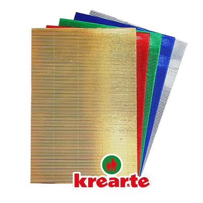 CARTÓN MICROCORRUGADO METÁLICO - DIFERENTES COLORES