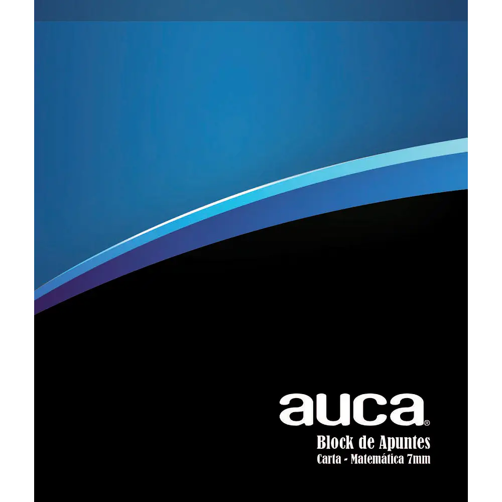 BLOCK APUNTES CARTA MATEMATICA 7MM 80 HOJAS