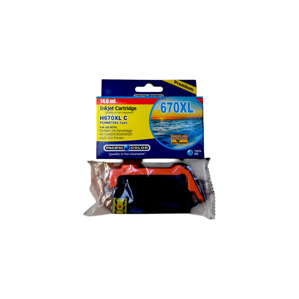 CARTRIDGE HP 670XL  CYAN