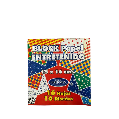 BLOCK PAPEL ENTRETENIDO 15X16
