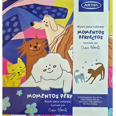 BLOCK PARA COLOREAR MOMENTOS PERFECTOS