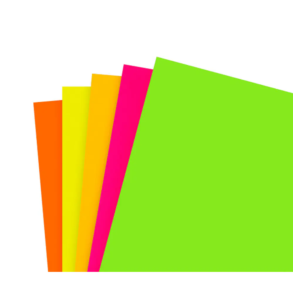 CARTULINA FLUORESCENTE  - DIFERENTES COLORES