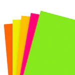 CARTULINA FLUORESCENTE  - DIFERENTES COLORES