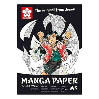 BLOCKS MANGA BRISTOL A5 20 HOJAS 250GR. 