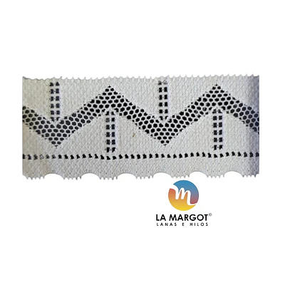 BLONDA BLANCA 20 MM POR  METRO 