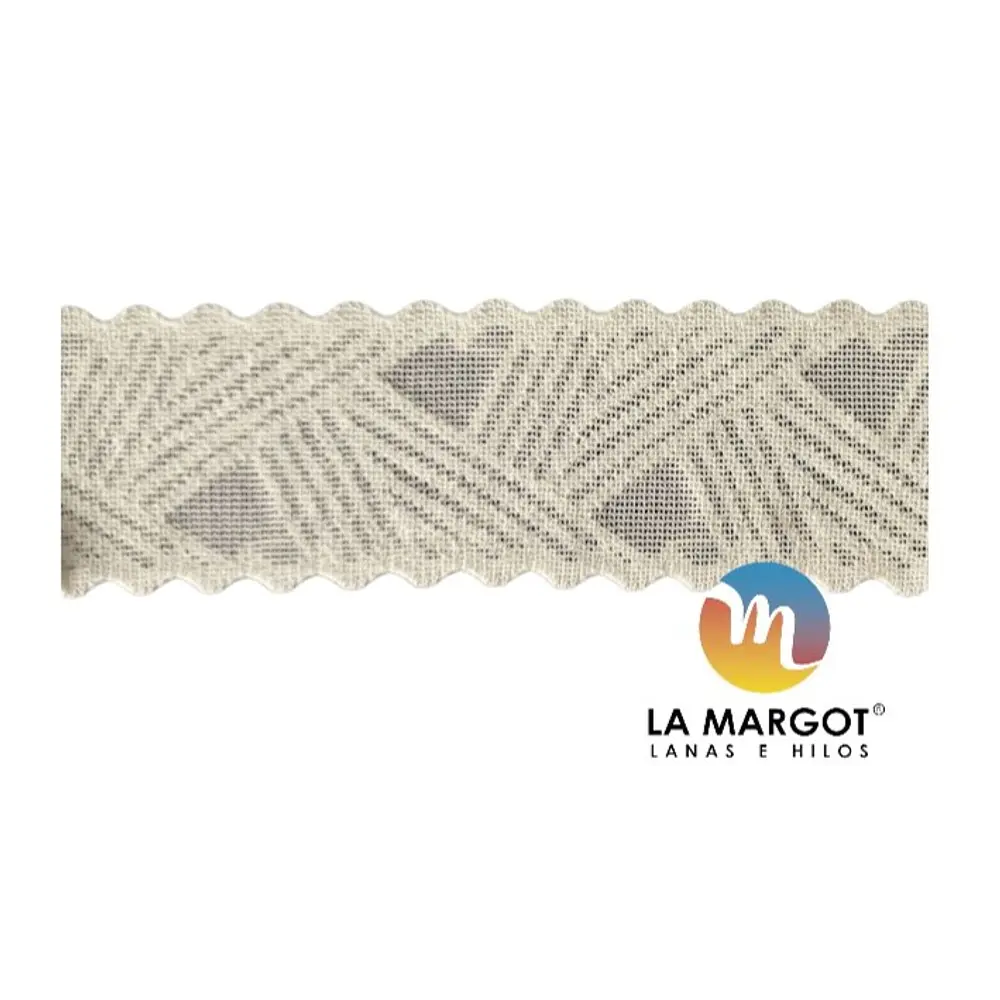 BLONDA BLANCA 25 MM POR METRO BLUE MIX