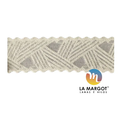 BLONDA BLANCA 25 MM POR METRO BLUE MIX