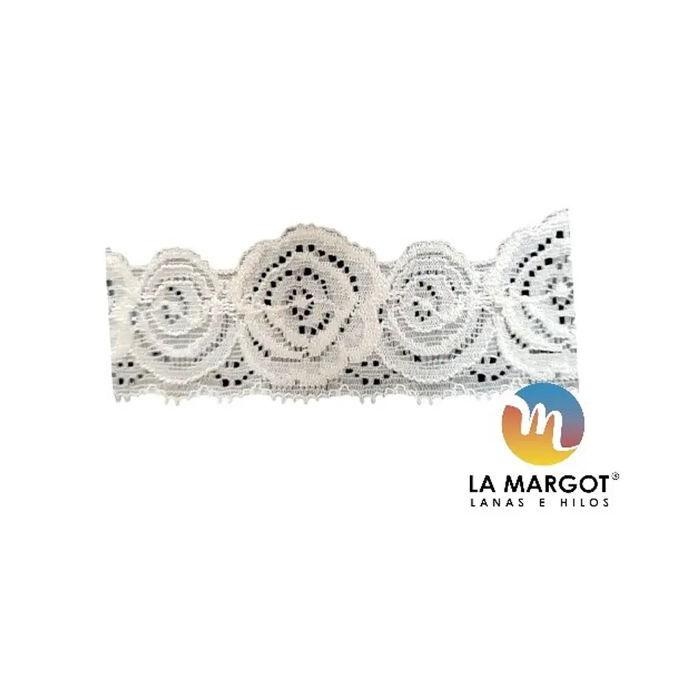 BLONDA BLANCA 30 MM POR METRO 