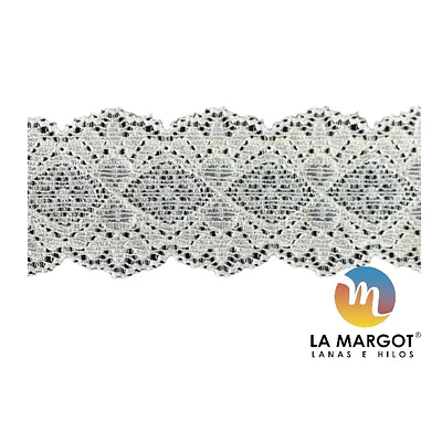 BLONDA BLANCA 30 MM POR METRO BLUE MIX