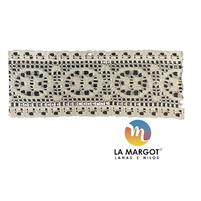 BLONDA BLANCA 30 MM POR METRO BLUE MIX