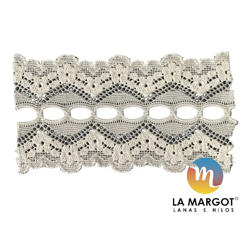 BLONDA BLANCA 50 MM POR METRO BLUE MIX