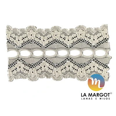 BLONDA BLANCA 50 MM POR METRO BLUE MIX