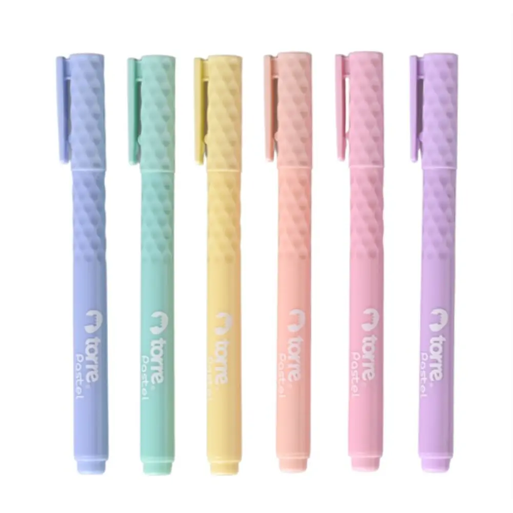 DESTACADORES 6 COLORES PASTEL