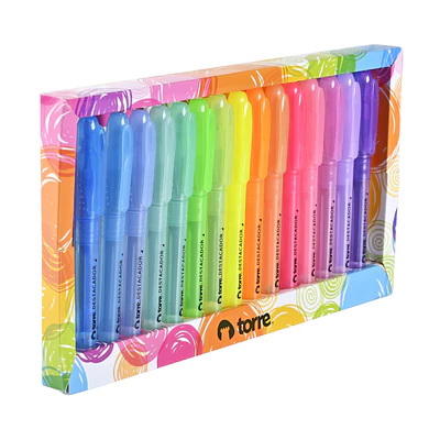 SET DESTACADORES 15 COLORES