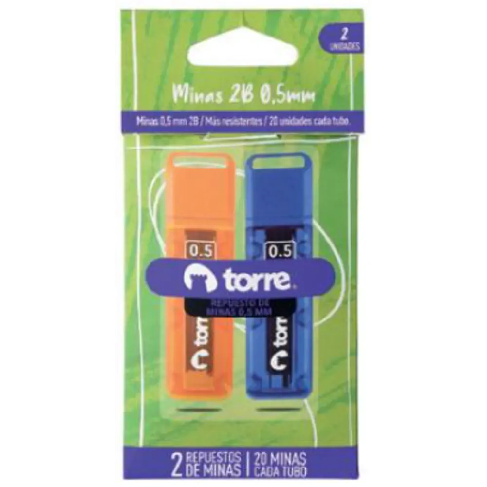 BLISTER REPUESTOS MINAS 2B 0,5