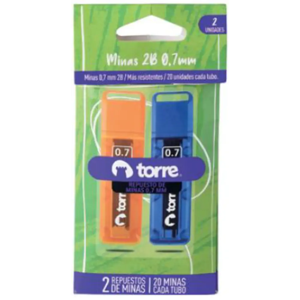 BLISTER REPUESTOS MINAS 2B 0,7