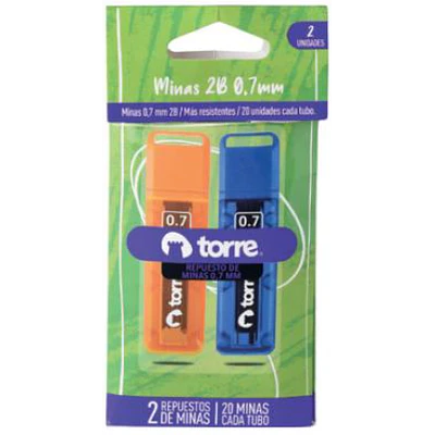 BLISTER REPUESTOS MINAS 2B 0,7