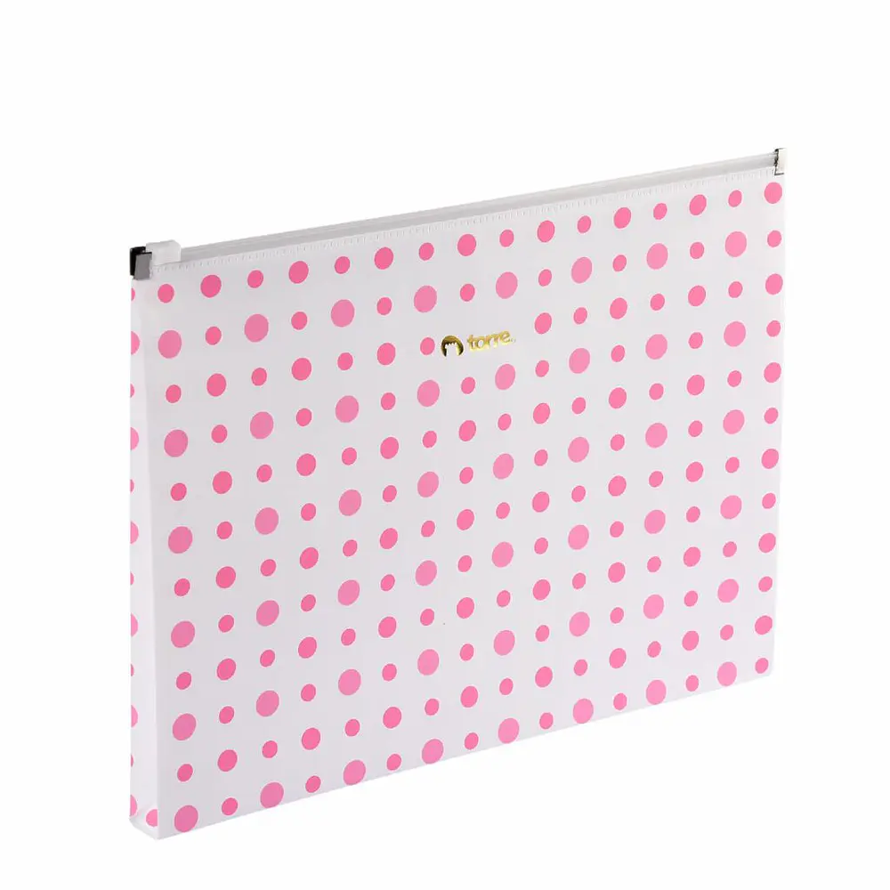 CARPETA ZIPPER DISEÑO PASTEL A4