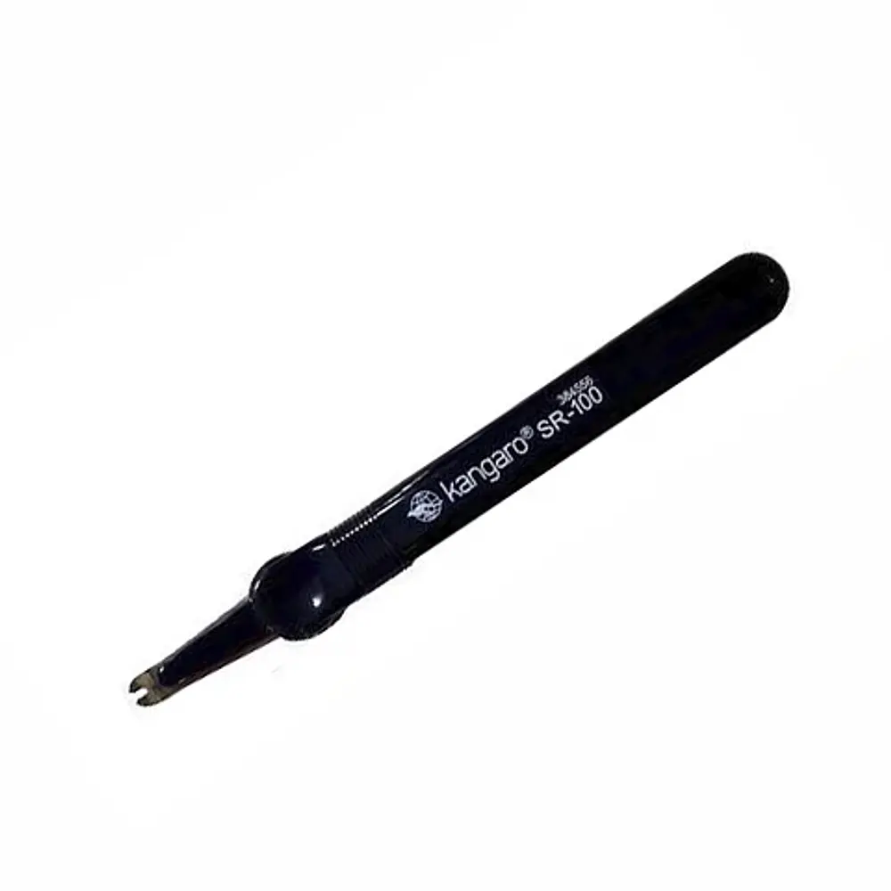 SACACORCHETES PALANCA PLASTICO NEGRO SR100