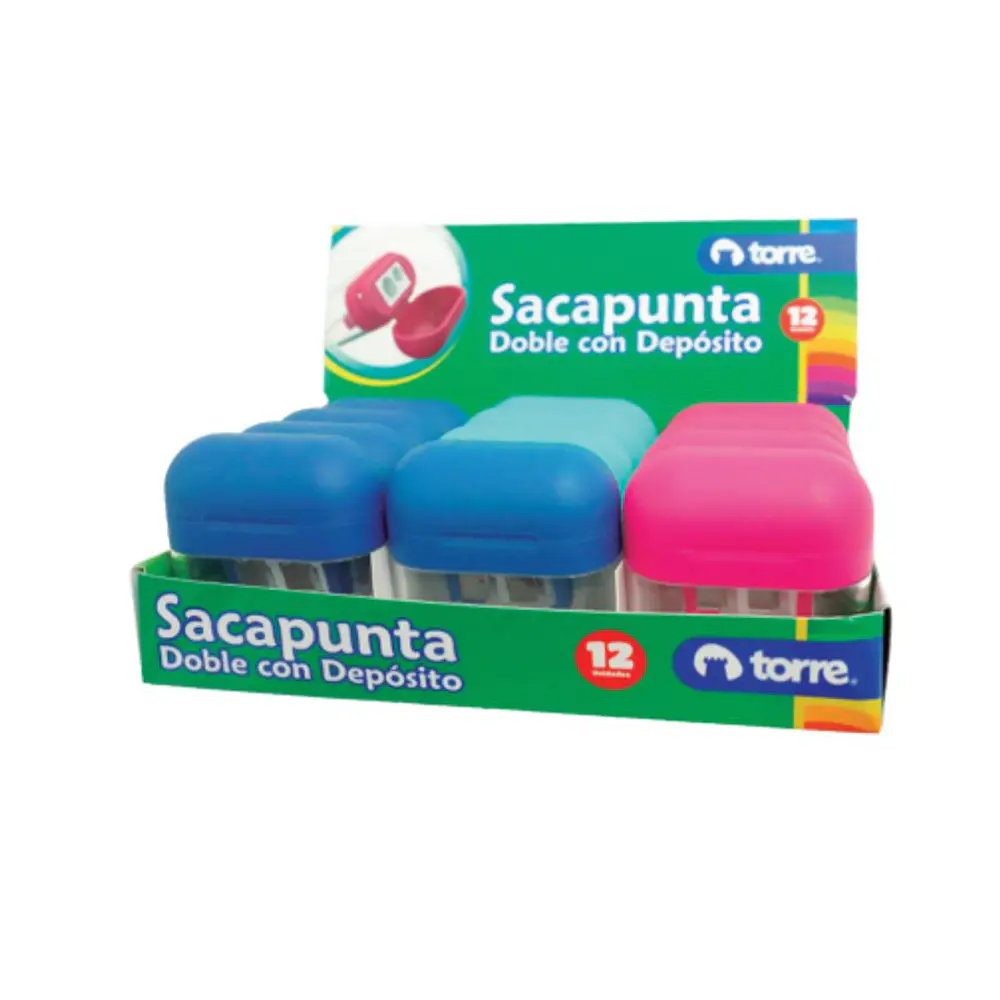 SACAPUNTAS DOBLE DEPOSITO 