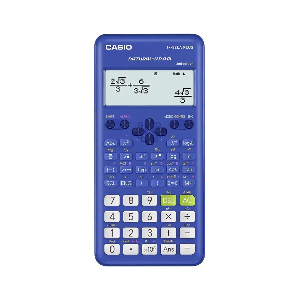CALCULADORA CIENTIFICA FX-82 PLUS AZUL