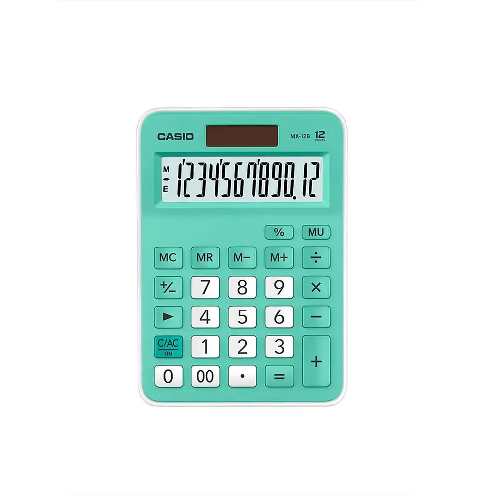 CALCULADORA MX-128 VERDE 