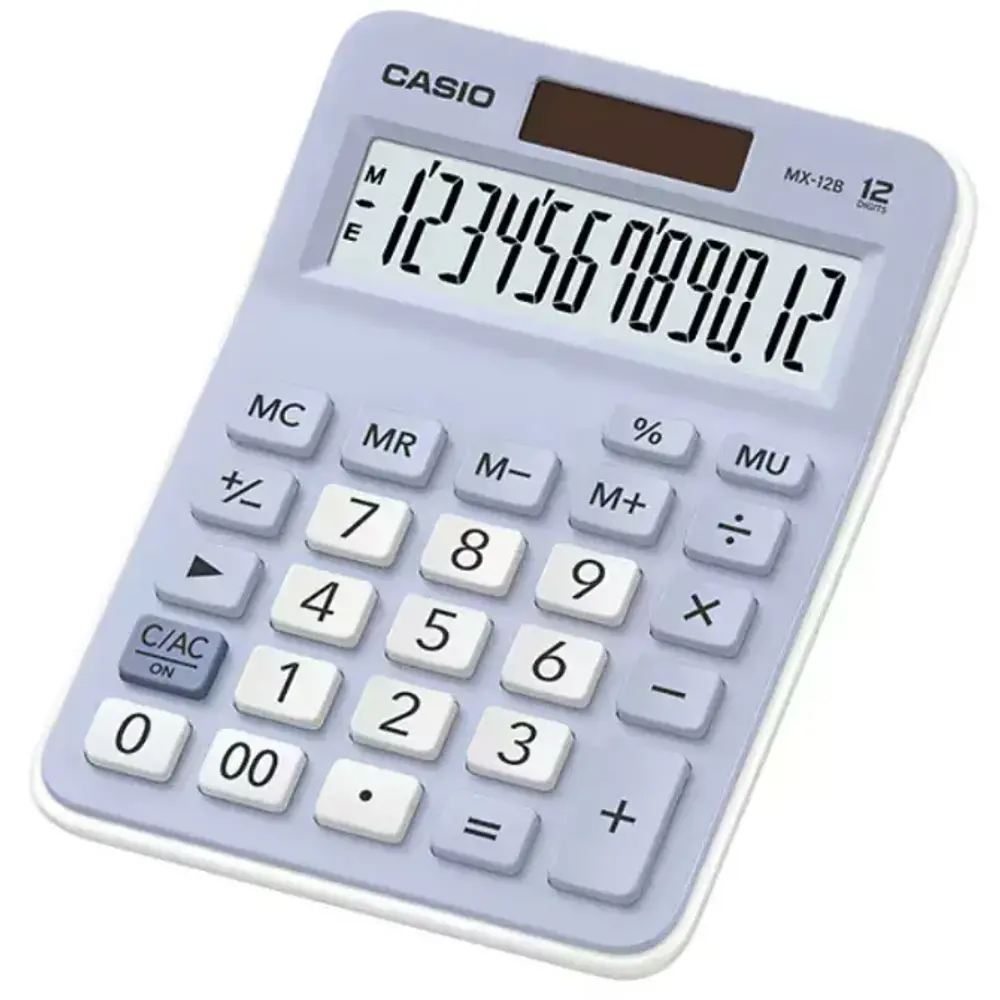 CALCULADORA MX-12B CELESTE 