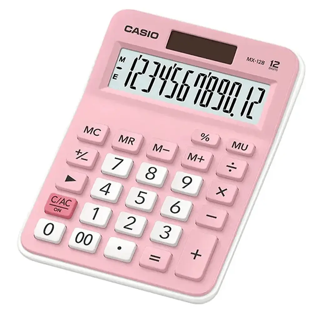 CALCULADORA MX-12B ROSADO