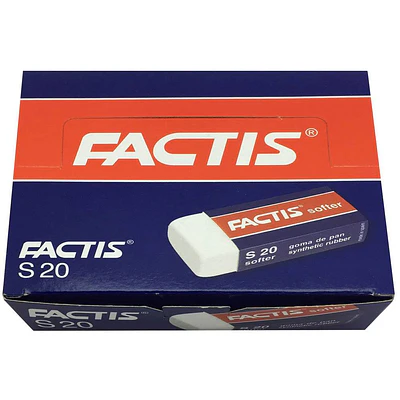 GOMA BORRAR FACTIS S-20 MIGA CON FUNDA