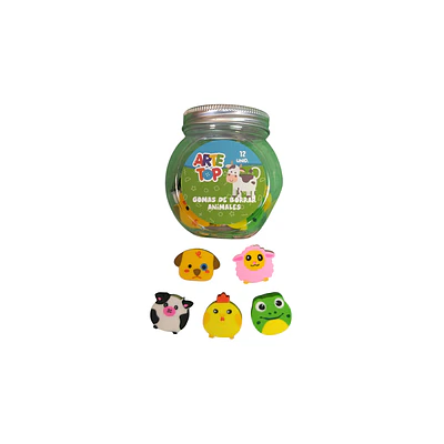 GOMA DE BORRAR ANIMALES MIX