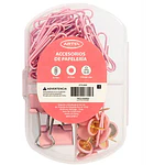 SET ACCESORIOS OFICINA PASTEL