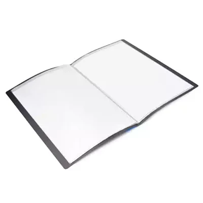 CARPETA 10 FUNDAS OFICIO NEGRA