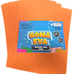 SET DE GOMA EVA LISA 20x30 CMS. - DIFERENTES COLORES