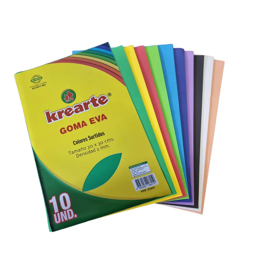 SET DE GOMA EVA SURTIDO  KREARTE